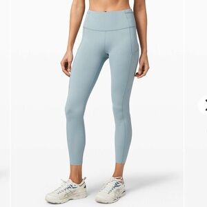 Lululemon nulux Blue cast Leggings 25